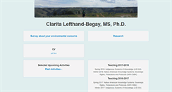 Desktop Screenshot of claritalb.org